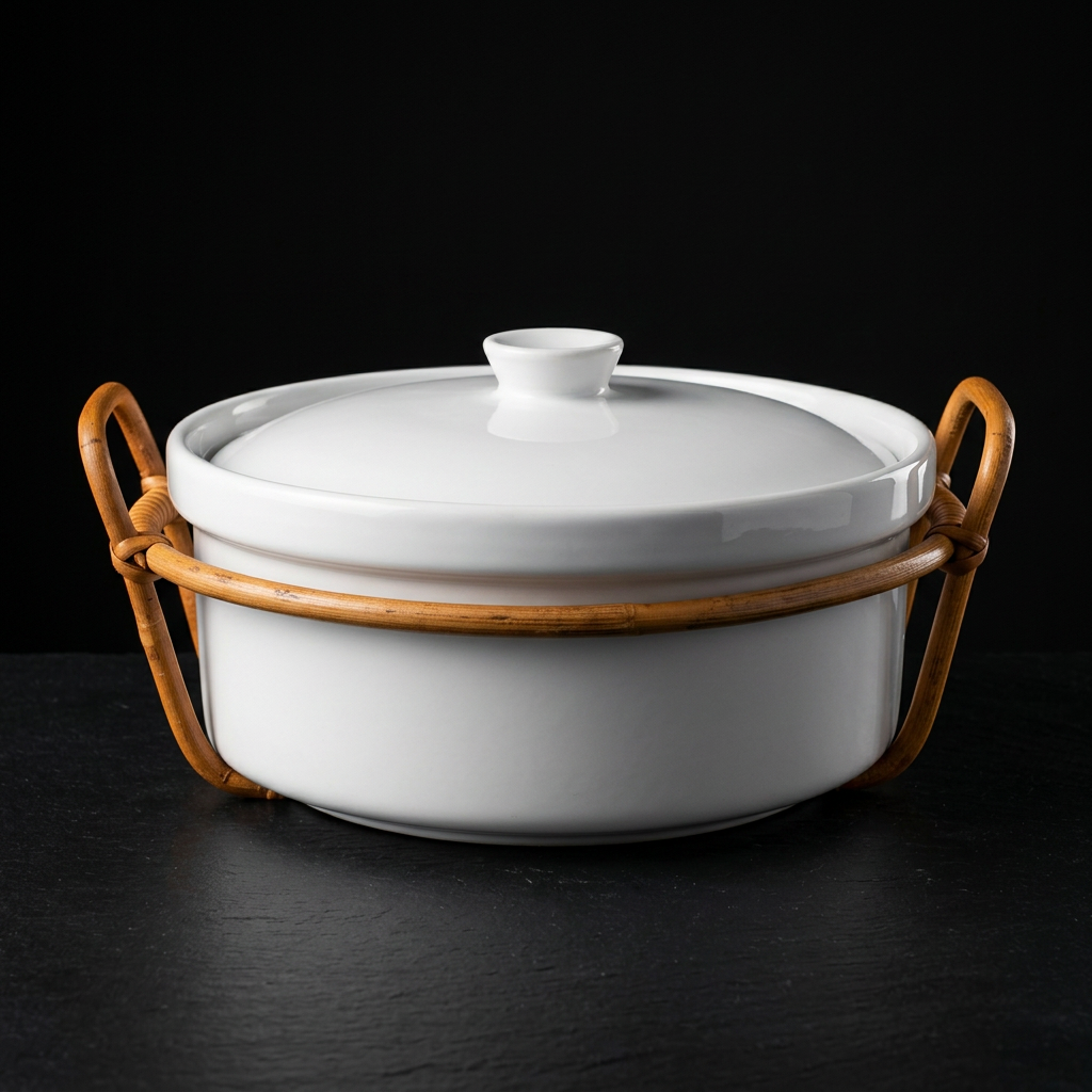 Kilta Casserole with Rattan Carrier